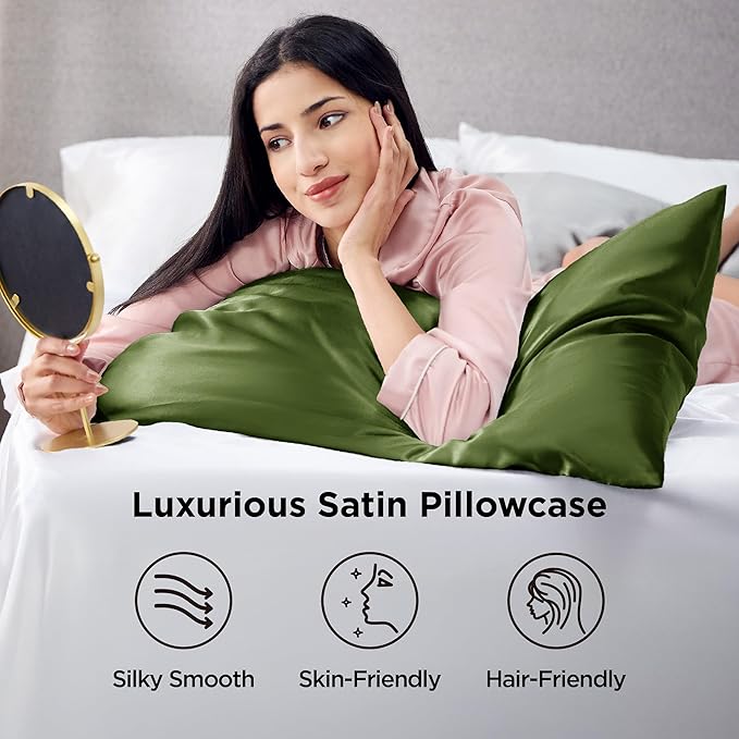Satin Pillowcase Set - Standard - 20 x 26 in - 2 Piece