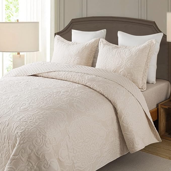 Microfiber Quilt Set - Queen