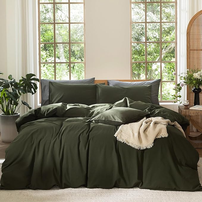 Linen Duvet Cover Set - Queen