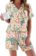 Women's Pajama Set - Short Sleeve - 2 Piece