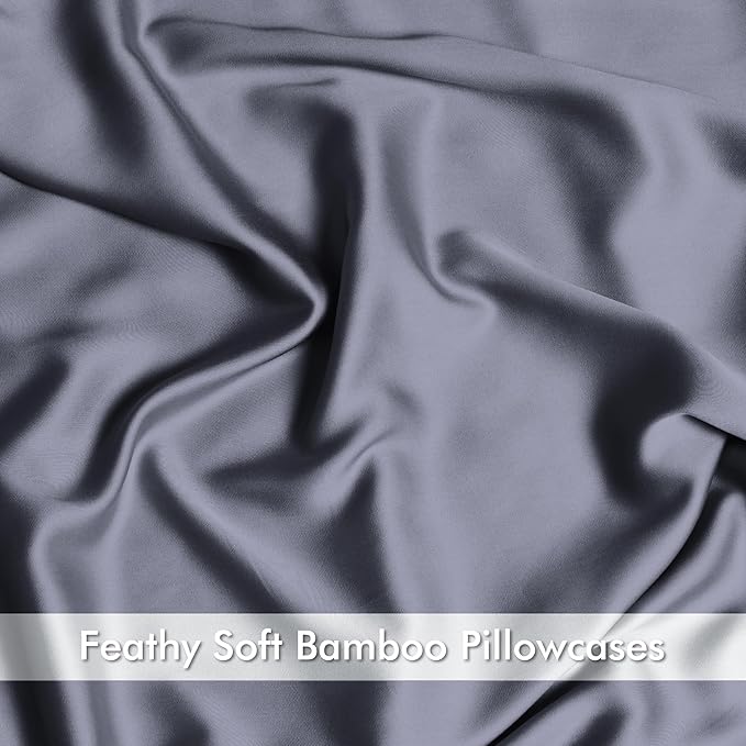 Bamboo Cooling Pillowcase Set - King - 2 Pack - 2 Piece
