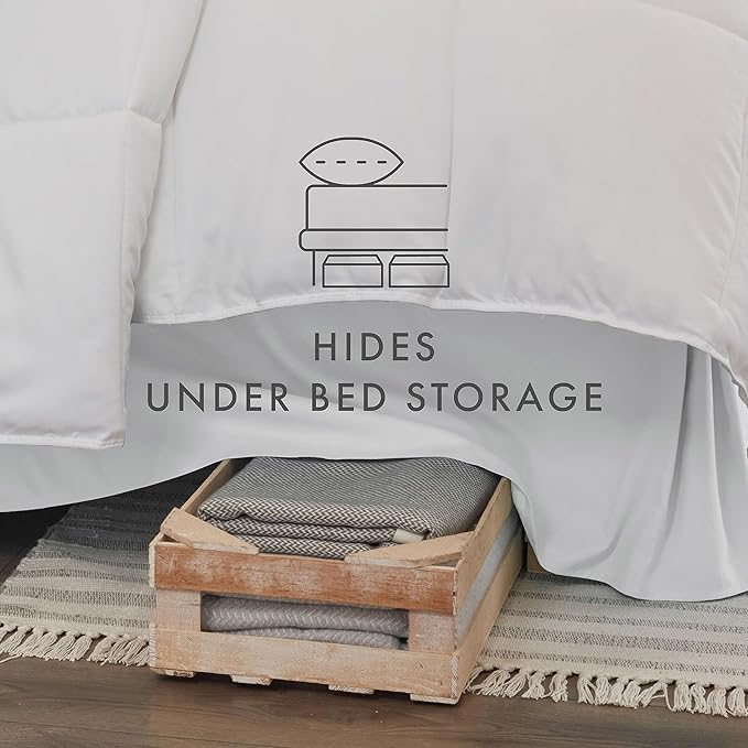 Linen Bed Skirt - King