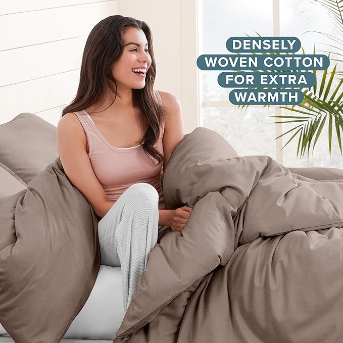 100% Cotton Duvet Cover Set - Full
