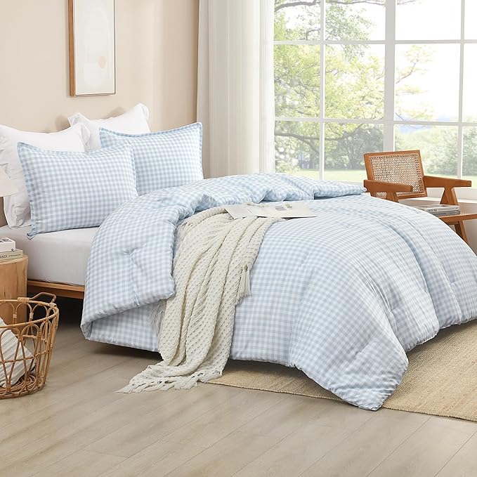 Microfiber Comforter Set - Queen - 90 x 90 in - 3 Piece