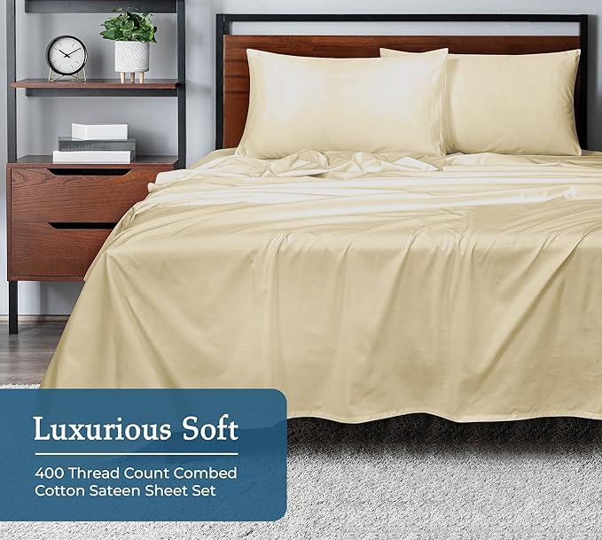 Cooling Bed Sheet Set - Queen - 4 Piece