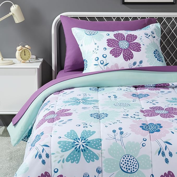 Microfiber Comforter Set - Twin - 5 Piece
