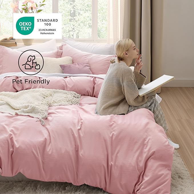 Duvet Cover Set - Queen - 90 x 90 in - 3 Piece