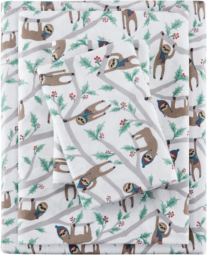 100% Cotton Bed Sheet Set - King - 4 Piece