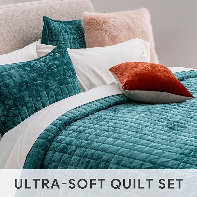 Velvet Quilt Set - Queen