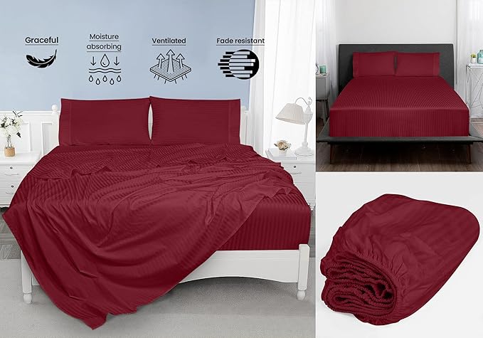 Bed Sheet Set - King - 4 Piece