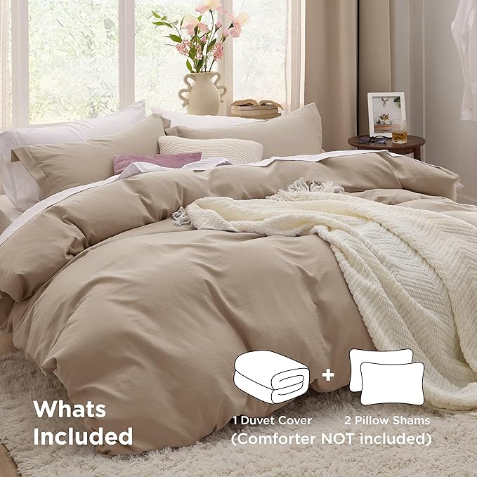 Duvet Cover Set - King - 120 x 98 in - 3 Piece