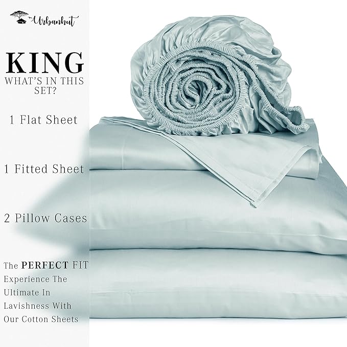 Bed Sheet Set - King - 16 in Deep Pocket - 4 Piece