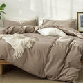 Linen Duvet Cover Set - Twin