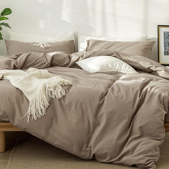 Linen Duvet Cover Set - Twin