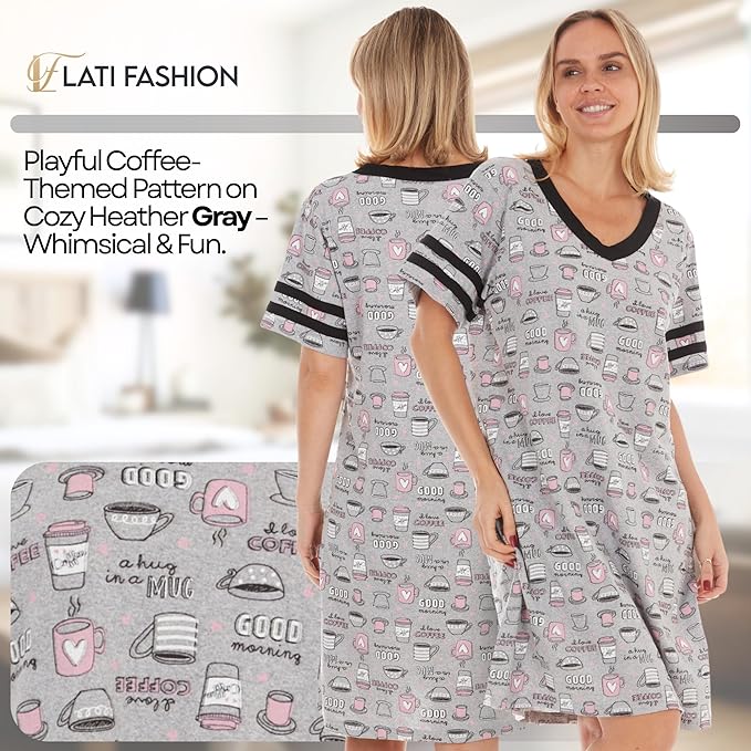 Women's Loungewear - Short Sleeve - 3 Pack