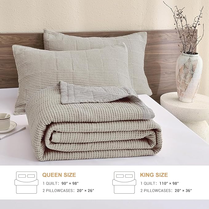 Quilt Set - King - 3 Piece