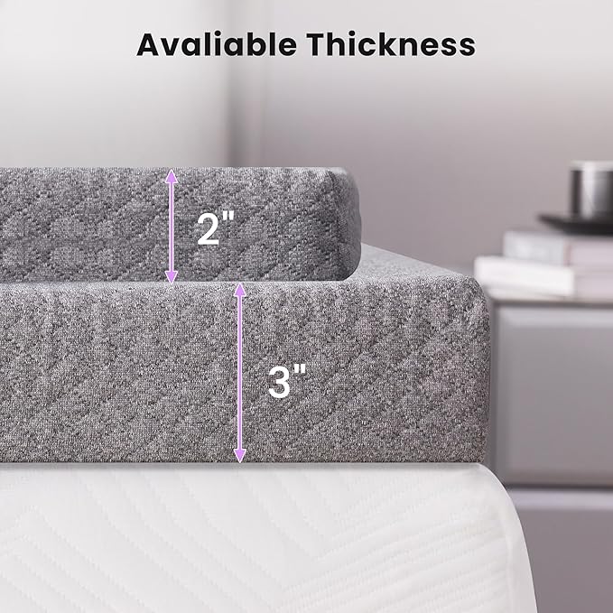 Memory Foam Mattress Topper - Queen