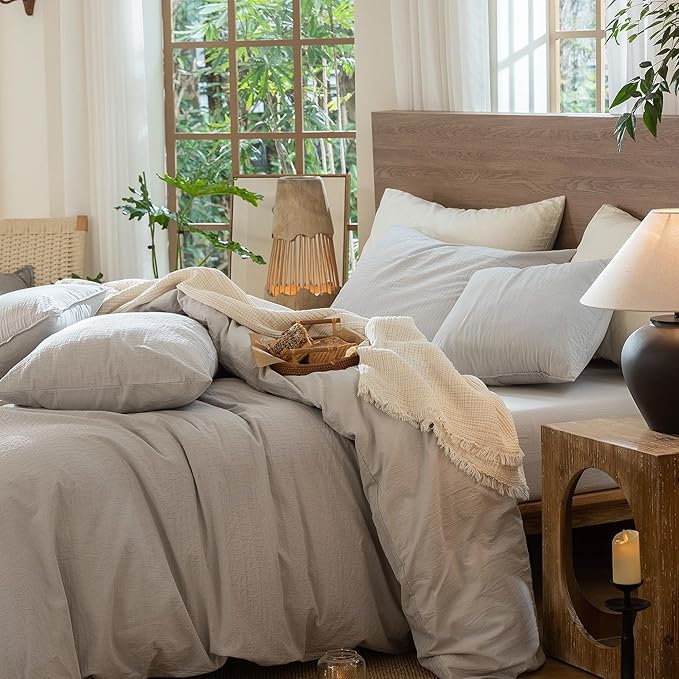 Linen Duvet Cover Set - King
