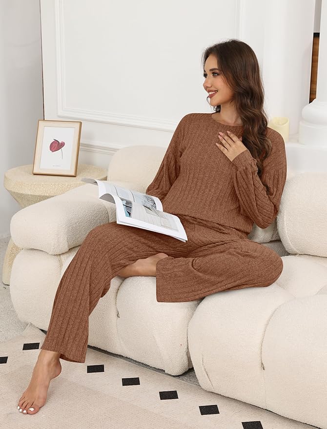 Women's Pants Pajama Set - Long Sleeve - 2 Piece