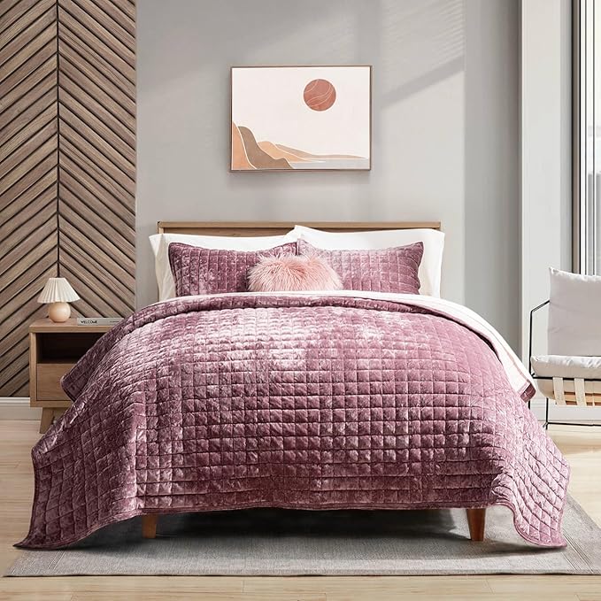 Velvet Quilt Set - King