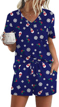 Women's Pajama Set - Short Sleeve - 2 Piece
