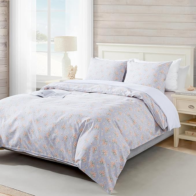 100% Cotton Duvet Cover Set - King - 3 Piece