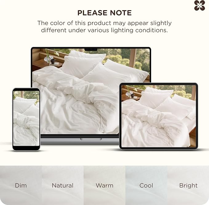 100% Cotton Duvet Cover Set - Twin