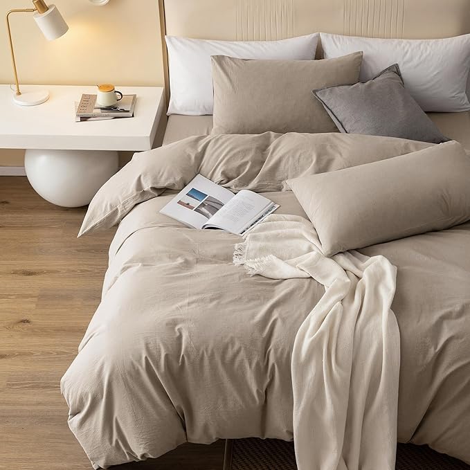Linen Duvet Cover Set - Twin - 68 x 90 in - 2 Piece