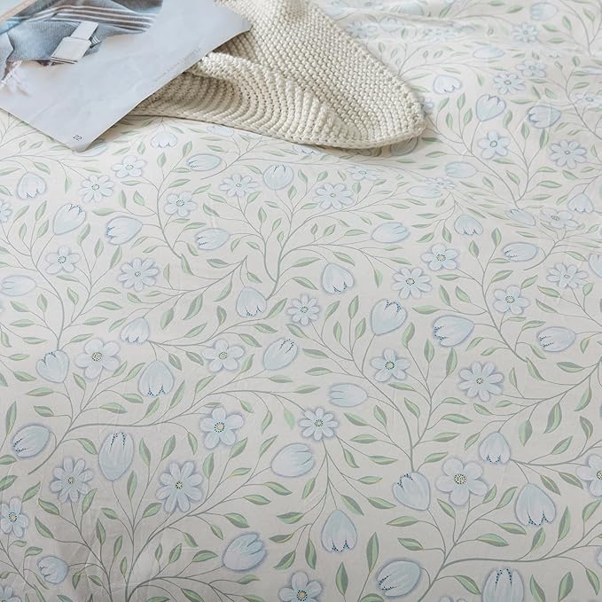 100% Cotton Duvet Cover Set - Queen - 3 Piece