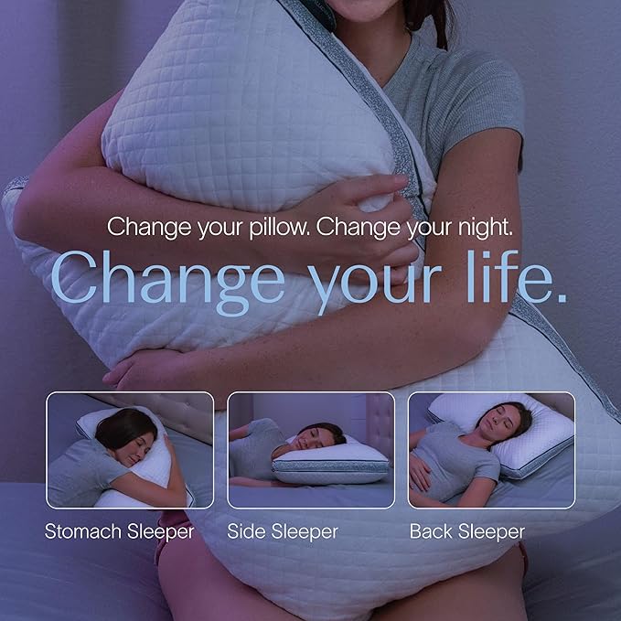 Memory Foam Cooling Bed Pillow - Queen