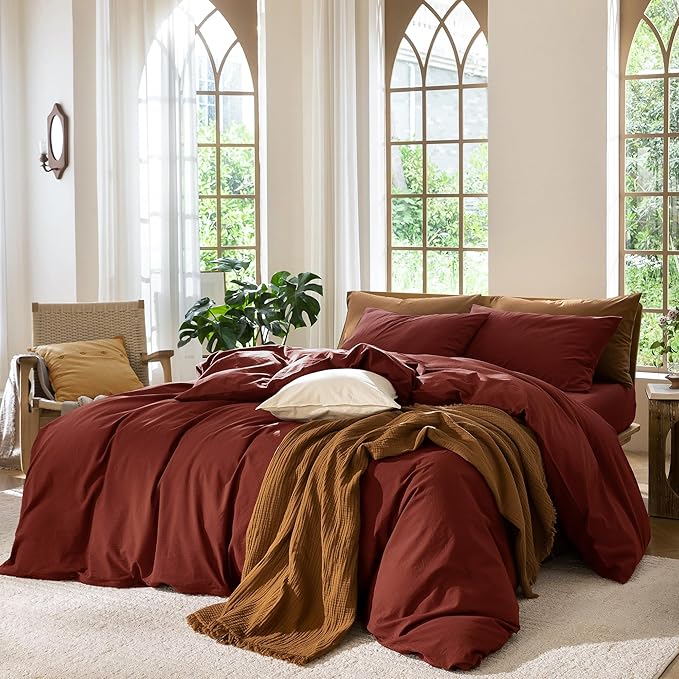 Linen Duvet Cover Set - King