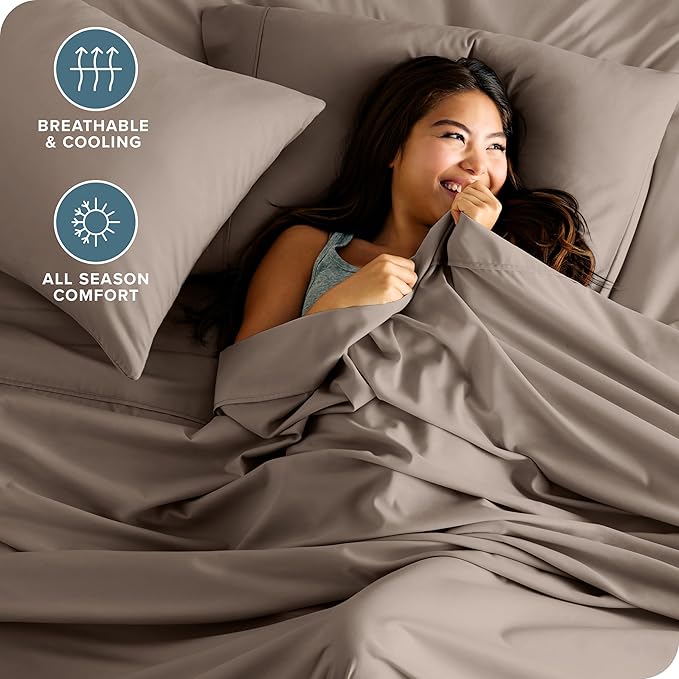 Microfiber Bed Sheet Set - Full - 4 Piece
