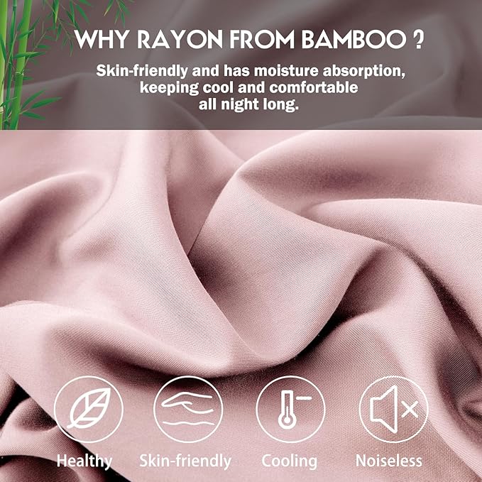Bamboo Cooling Pillowcase Set - King - 2 Pack