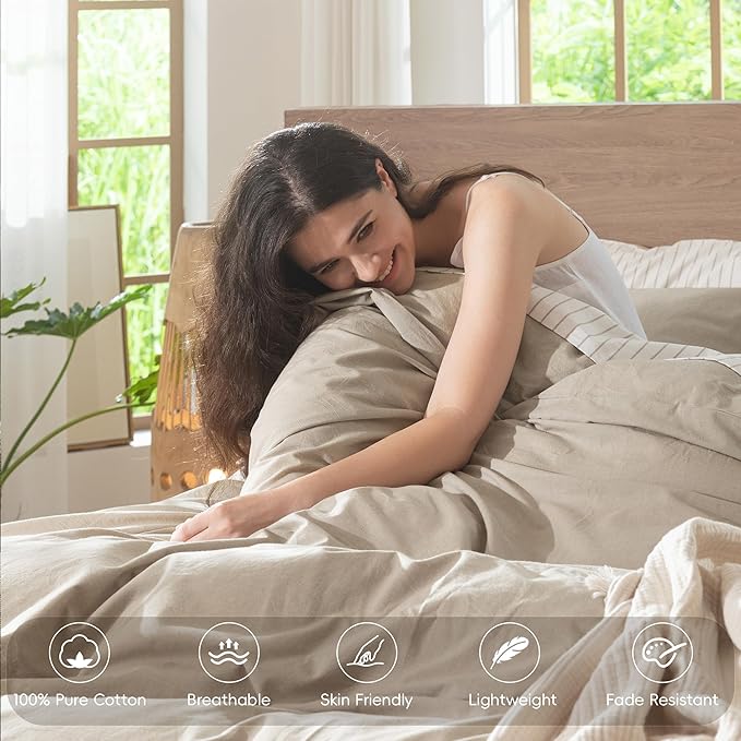 Linen Duvet Cover Set - King