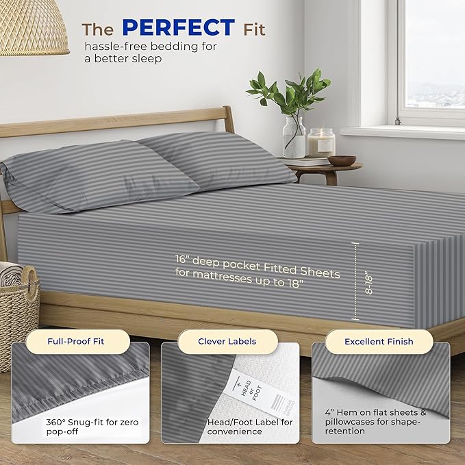 Bed Sheet Set - Twin XL - 3 Piece