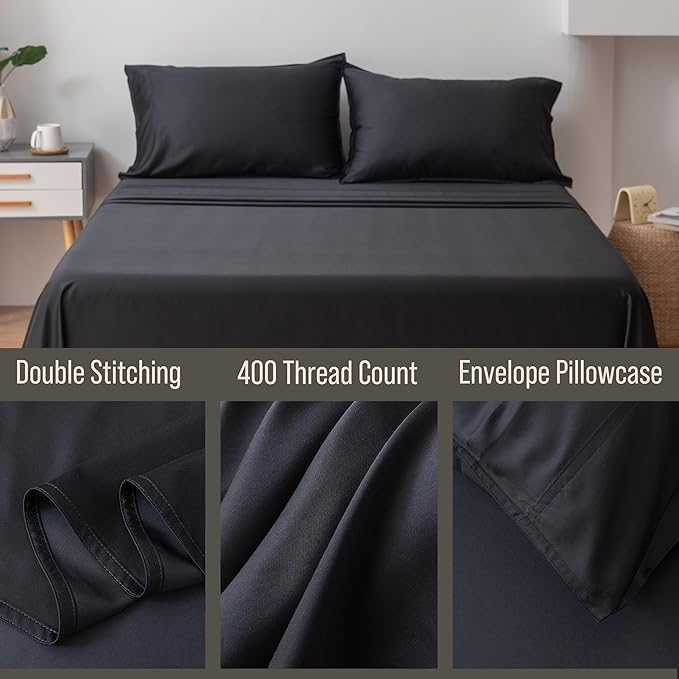 Bamboo Cooling Pillowcase Set - King - 2 Piece
