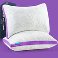 Memory Foam Cooling Bed Pillow - Standard - 2 Piece