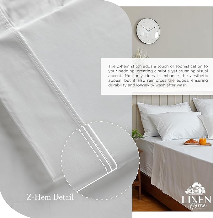 100% Cotton Bed Sheet Set - Twin - 3 Piece