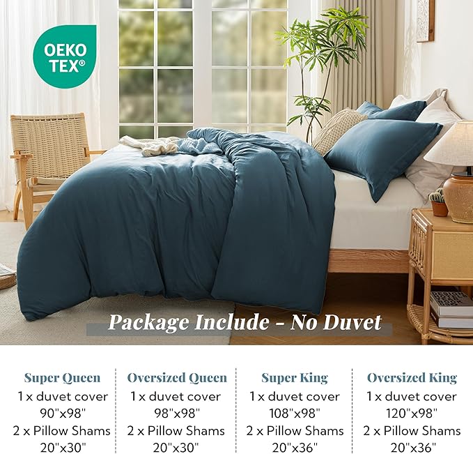 Microfiber Duvet Cover Set - 3 Piece