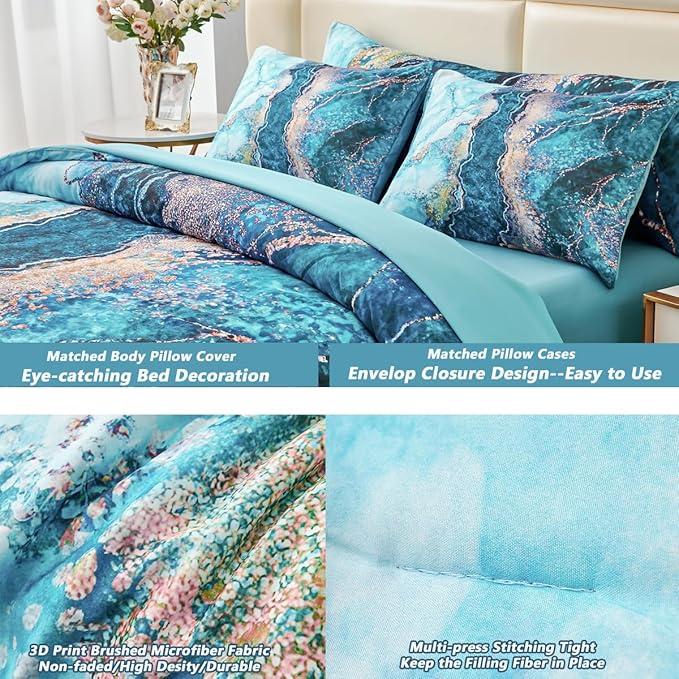 Comforter Set - King - 6 Piece