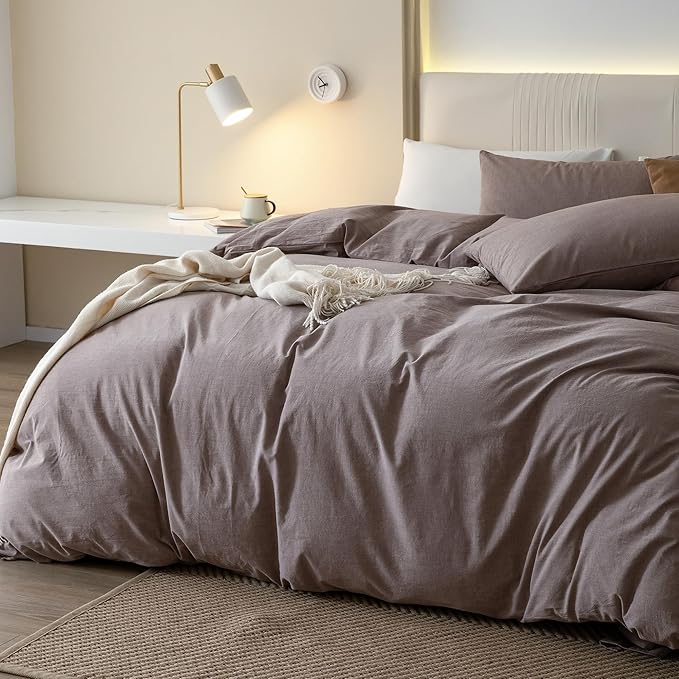 Linen Duvet Cover Set - Twin - 68 x 90 in - 2 Piece