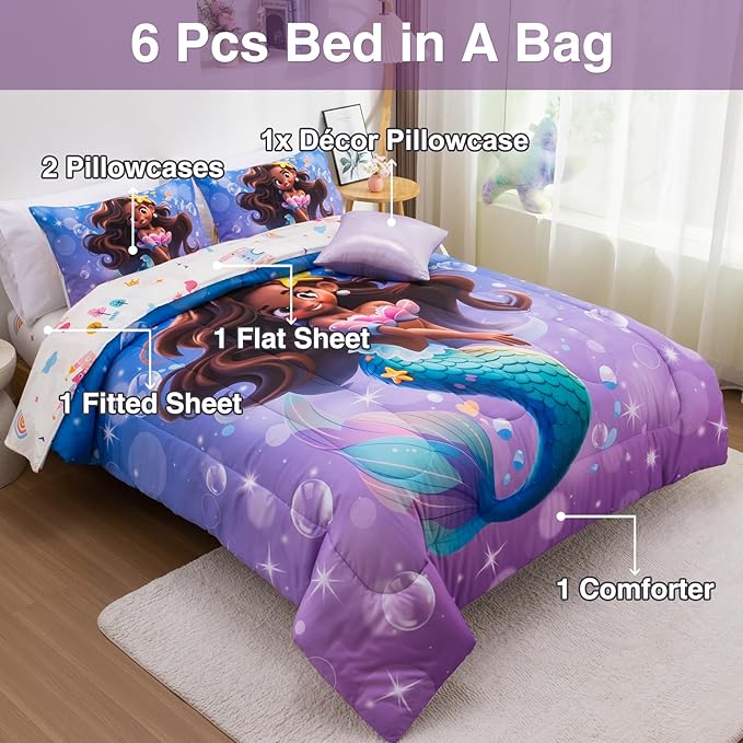 Comforter Set - Queen - 6 Piece