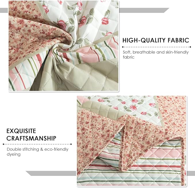 Quilt Set - Queen - 3 Piece