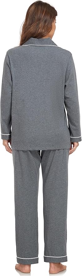 100% Cotton Pants Pajama Set - Long Sleeve - 2 Piece