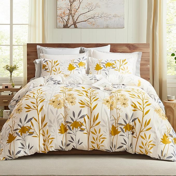 100% Cotton Duvet Cover Set - King - 3 Piece