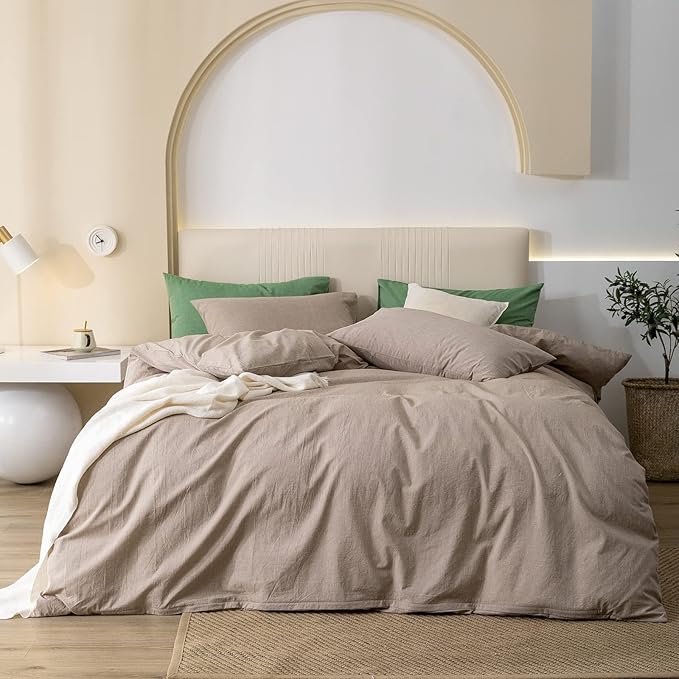 Linen Duvet Cover Set - King - 2 Piece