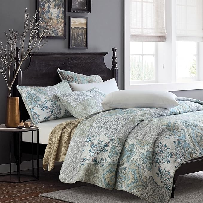 100% Cotton Quilt Set - Queen