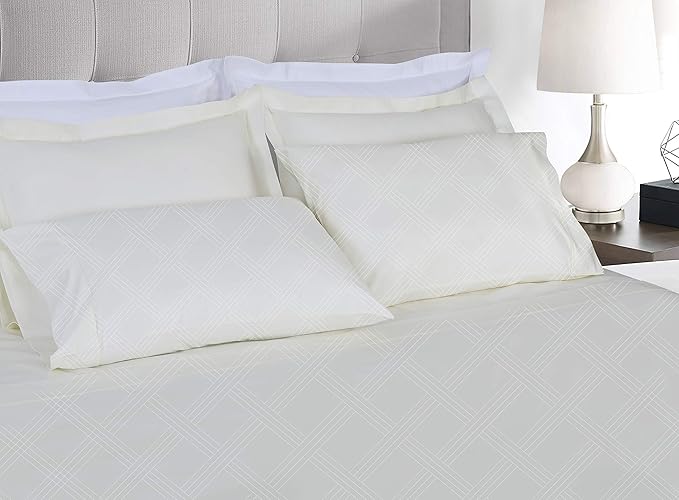 100% Cotton Bed Sheet Set - King - 4 Piece