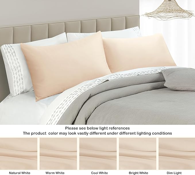 Cooling Pillowcase Set - King - 4 Pack - 4 Piece