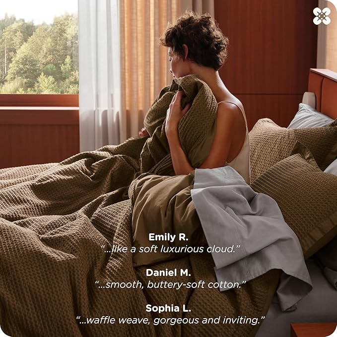 100% Cotton Duvet Cover Set - Queen - 3 Piece